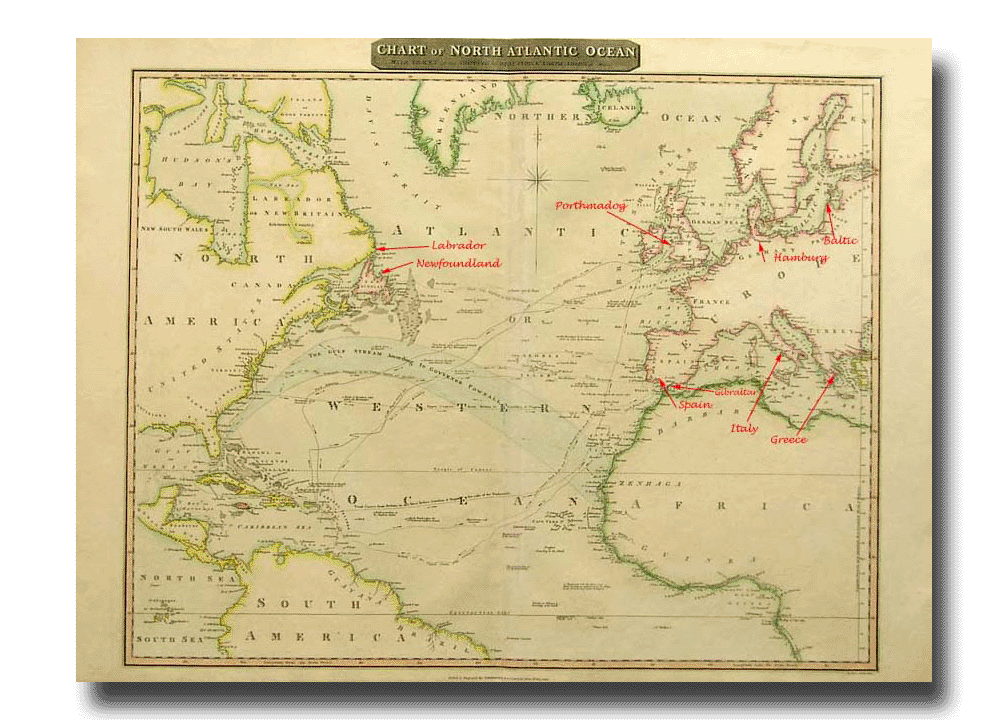 Chart of Western Ocean